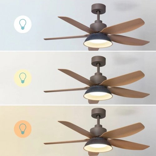 Cecotec Ventilador de Techo con Luz EnergySilence Aero 5460 Daisy. 24W