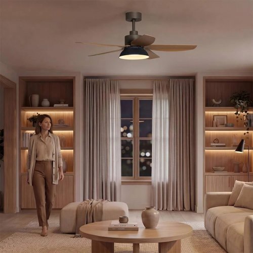 Cecotec Ventilador de Techo con Luz EnergySilence Aero 5460 Daisy. 24W