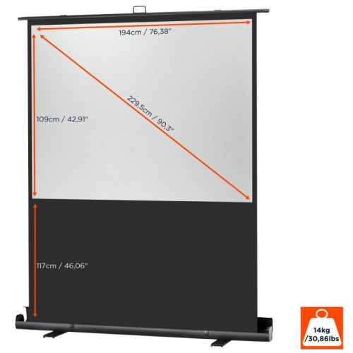 Celexon Mobile Professional Plus Pantalla de Proyección Portátil 200x113cm