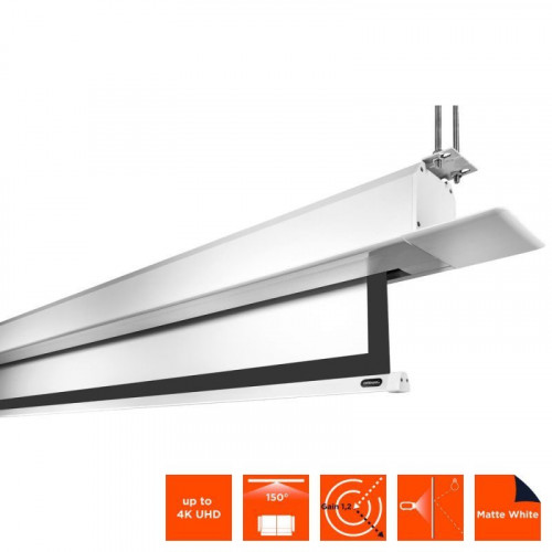 Celexon Professional Plus Pantalla de Proyección Eléctrica Empotrable 200x113cm