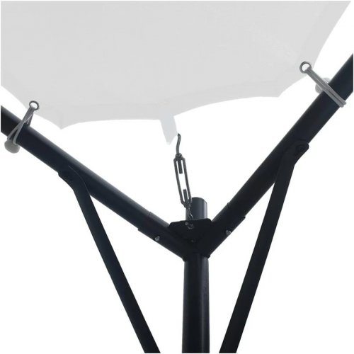 Cenador Blanco 3x3x2,6 m 180 g/m² vidaXL
