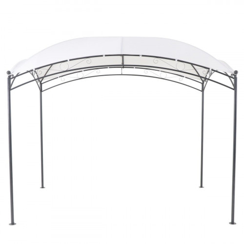 Cenador de aluminio con cubierta NATERIAL Occo de 200 x 300 cm gris