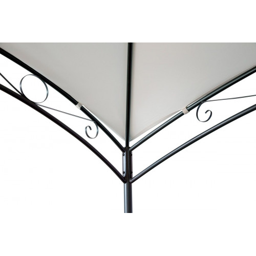 Cenador de aluminio con cubierta NATERIAL Occo de 200 x 300 cm gris