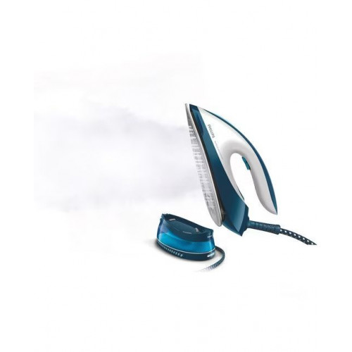 Centro de planchado Philips PerfectCare Compact GC7840/20 con Tecnología OptimalTemp Azul