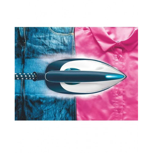 Centro de planchado Philips PerfectCare Compact GC7840/20 con Tecnología OptimalTemp Azul