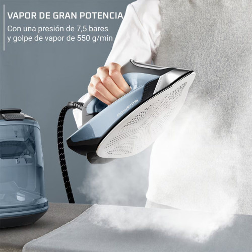 Centro de planchado Rowenta VR9031 Pro 500 con Tecnología QuickSteam Negro / Beige