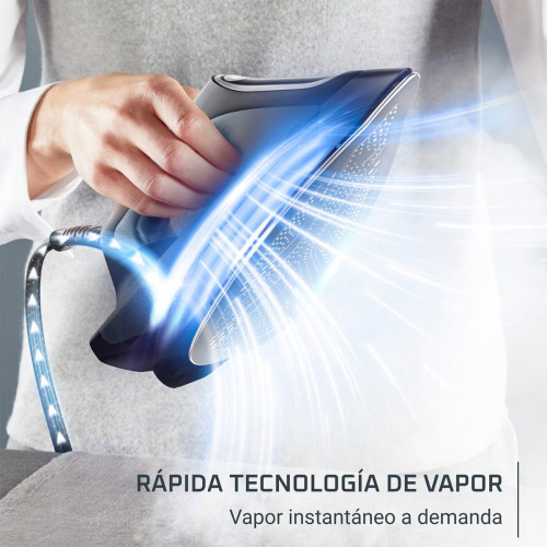 Centro de planchado Rowenta VR9031 Pro 500 con Tecnología QuickSteam Negro / Beige
