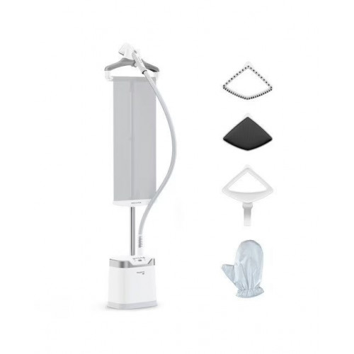 Centro de planchado vertical Rowenta Pro Style Care IS8470 con sistema Press & Steam Blanco / Plateado