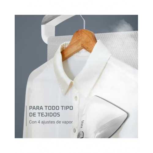 Centro de planchado vertical Rowenta Pro Style Care IS8470 con sistema Press & Steam Blanco / Plateado