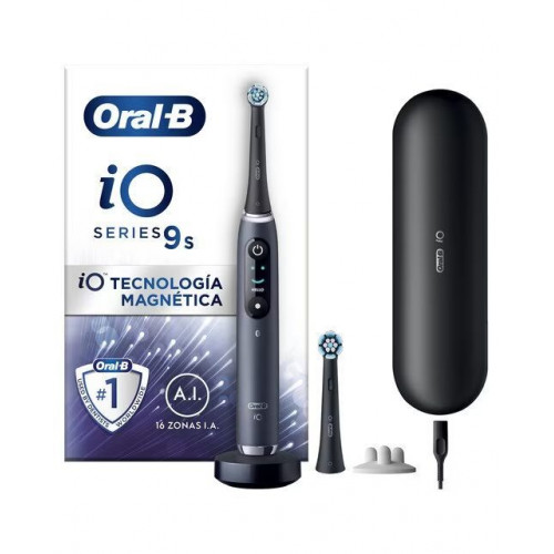 Cepillo de dientes eléctrico Oral b - Braun iO 9S 7 modos de limpieza Negro