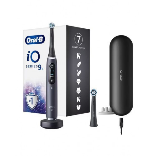 Cepillo de dientes eléctrico Oral b - Braun iO 9S 7 modos de limpieza Negro
