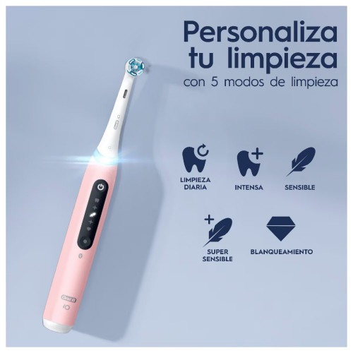 Cepillo de dientes eléctrico Oral-B iO 5S con estuche de viaje Rosa