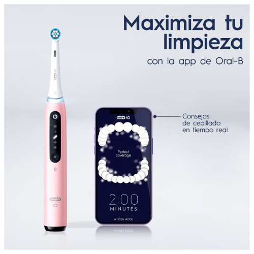 Cepillo de dientes eléctrico Oral-B iO 5S con estuche de viaje Rosa