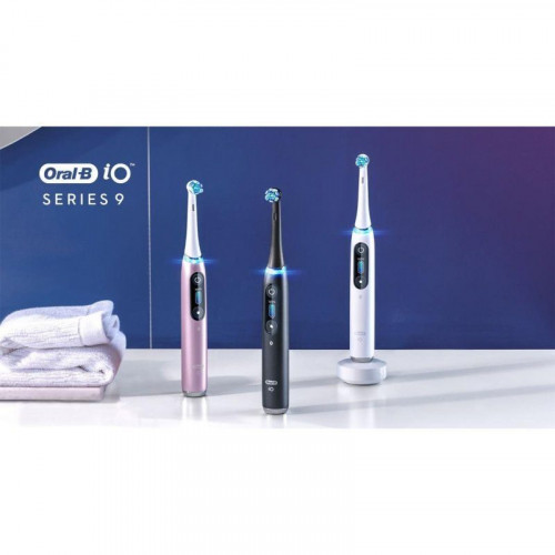 Cepillo de Dientes Magnetico Oral-B iO Series 9N Rose Quartz 7 Modos 2 Cabezales Sensor Presión Temporizador Estuche