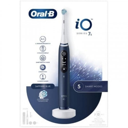 Cepillo de Dientes Oscilante Rotativo Oral-B iO 7S 5 Modos 2 Cabezales Sensor Presión
