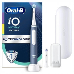 Cepillo de Dientes Vibratorio Oral-B iO My Way 4 Modos 2 Cabezales Sensor de Presión Temporizador Estuche