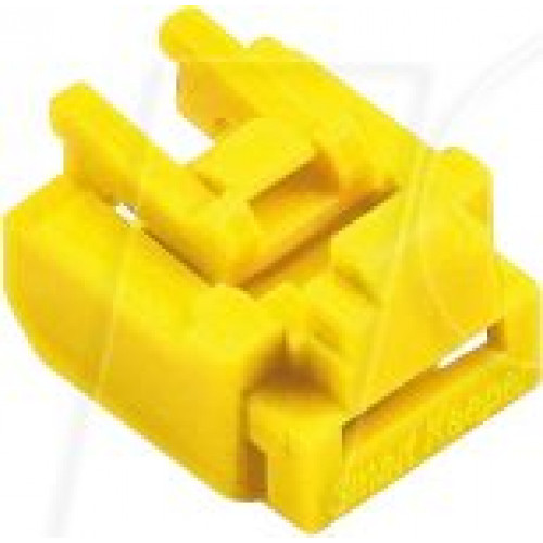 Cerradura de puerto, RJ45, 100 piezas, amarillo