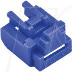Cerradura de puerto, RJ45, 100 piezas, azul oscuro