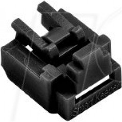 Cerradura de puerto, RJ45, 100 piezas, negro