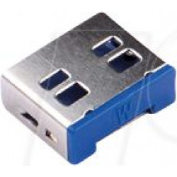 Cerradura de puerto, USB Tipo A, 100 piezas, azul oscuro
