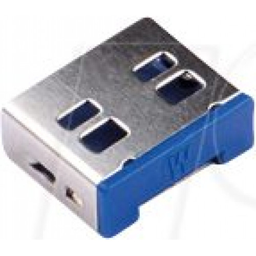 Cerradura de puerto, USB Tipo A, 100 piezas, azul oscuro