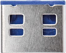 Cerradura de puerto, USB Tipo A, 100 piezas, azul oscuro