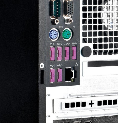 Cerradura de puerto, USB tipo A, 100 piezas, púrpura