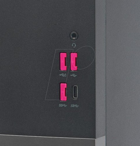 Cerradura de puerto, USB Tipo A, 100 piezas, rosa