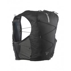 Chaleco de running unisex con bidones incluidos Active Skin 8 Salomon Negro
