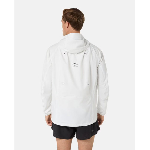 Chaqueta impermeable de hombre Fujitrail Elite Waterproof Jacket Asics Natural