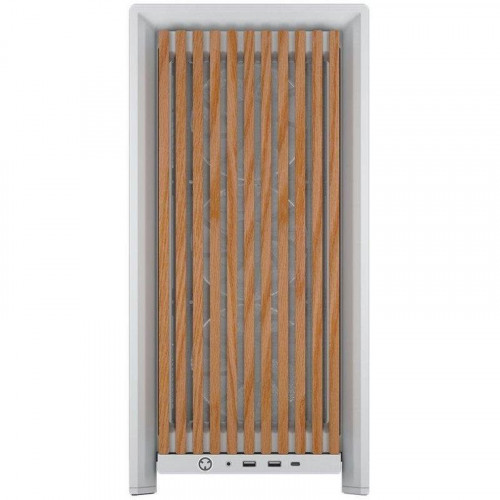 Chasis Corsair FRAME 4000D Wood RS blanco roble modular 4 ventiladores PWM