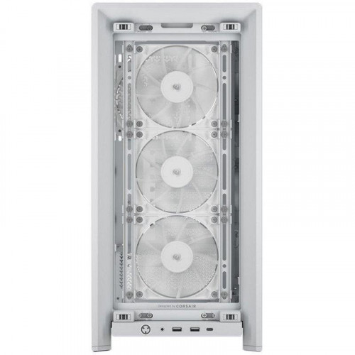 Chasis Corsair FRAME 4000D Wood RS blanco roble modular 4 ventiladores PWM