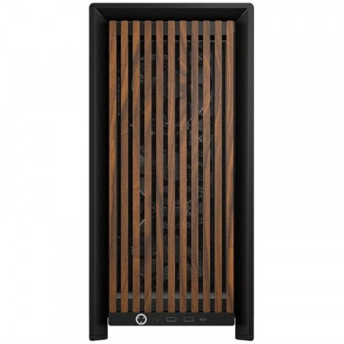 Chasis Corsair FRAME 4000D Wood RS panel madera nogal 4 ventiladores PWM