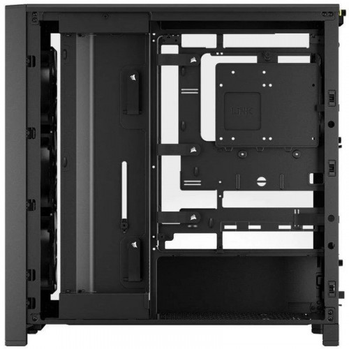 Chasis Corsair FRAME 4000D Wood RS panel madera nogal 4 ventiladores PWM