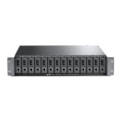 Chasis de Montaje TP-Link 14 Bahías Negro
