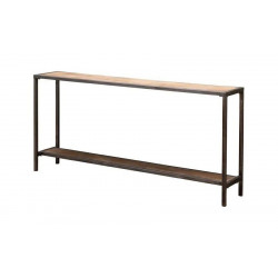 Chehoma Consola de metal gris