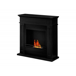 Chimenea de bioetanol de pie JEFFERSON Black L 89,5 x H 90,5 x P 28