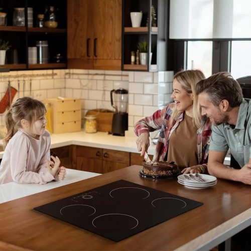 Ciarra Vitrocerámica Encastrable 60cm Para Cocina Familiar 4 Fuegos