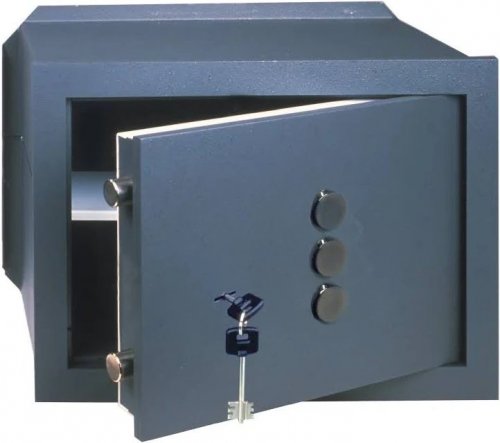 CISA Caja fuerte con llave y combinación '82210' cm 36 x 49 x 25 -