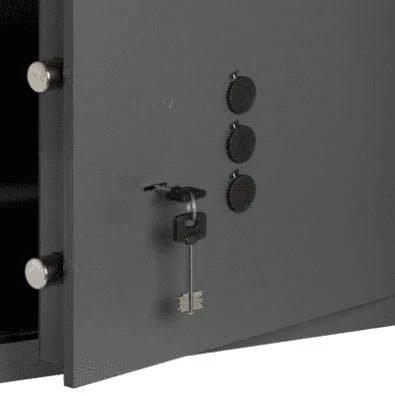 CISA Caja fuerte con llave y combinación '82210' cm 36 x 49 x 25 -
