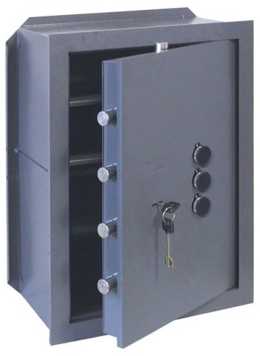 CISA Caja fuerte con llave y combinación '82210' cm 36 x 49 x 25 -