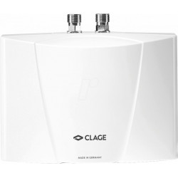 CLAGE calentador de agua, 3,3 l/min, resistente a la presi&oacut