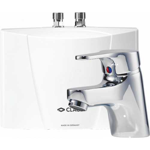 CLAGE calentador de agua + válvula, 2 l/min, sin presi&oa