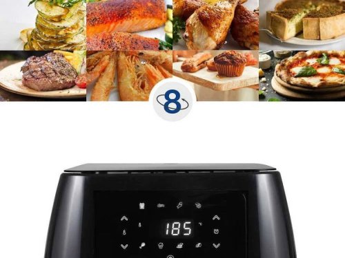 Classe Freidora de Aire 6.5 litros negro brillo VIVO Air fryer