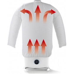 CLEANmaxx Plancha para camisas y blusas blanco/rojo