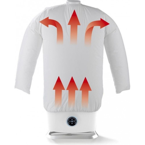 CLEANmaxx Plancha para camisas y blusas blanco/rojo