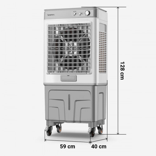 Climatizador evaporativo portatil SYMPHONY Ventus 80T 9000m3/h 80 Litros