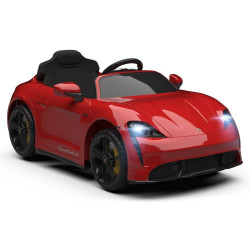 Coche Porsche Taycan Turbo S 12V Rojo Injusa
