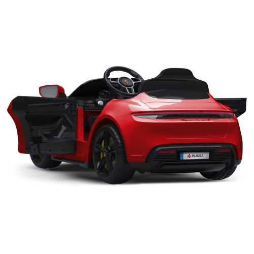 Coche Porsche Taycan Turbo S 12V Rojo Injusa