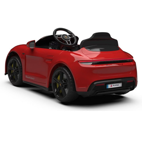 Coche Porsche Taycan Turbo S 12V Rojo Injusa